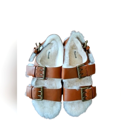 Madewell Shoes - Madewell Madelyn Sherling lined Sandal.